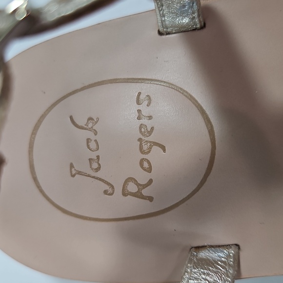 Jack Rogers Gold Women's Sandals Size 9 - Picture 2 of 7